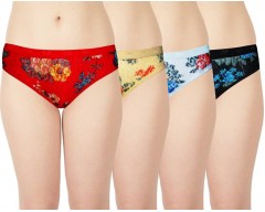 Selfcare Women's Bikini Multicolor Panty  (Pack of 4)